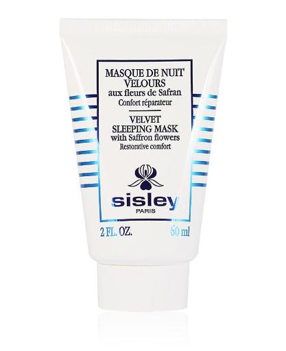 Velvet Sleeping Mask with Saffron Flowers