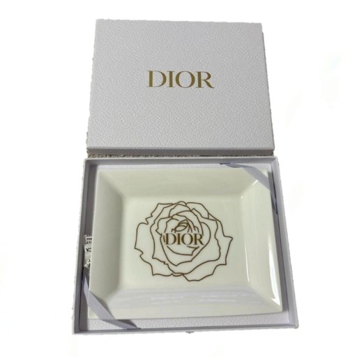 White Rose Ceramic Accessory Plate