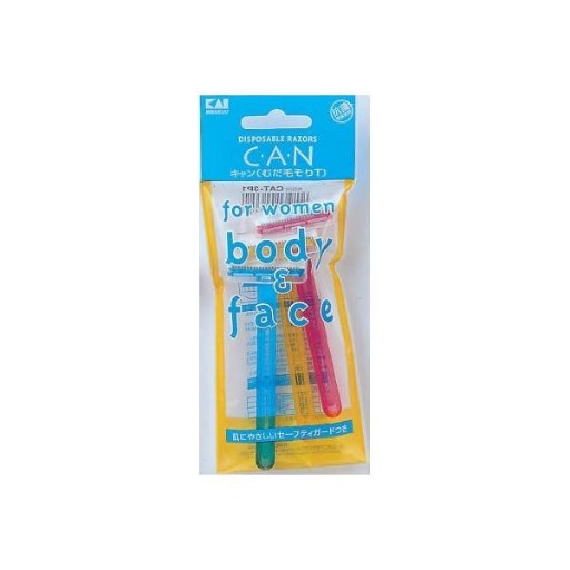 Can 身體或面部用T型剃刀
