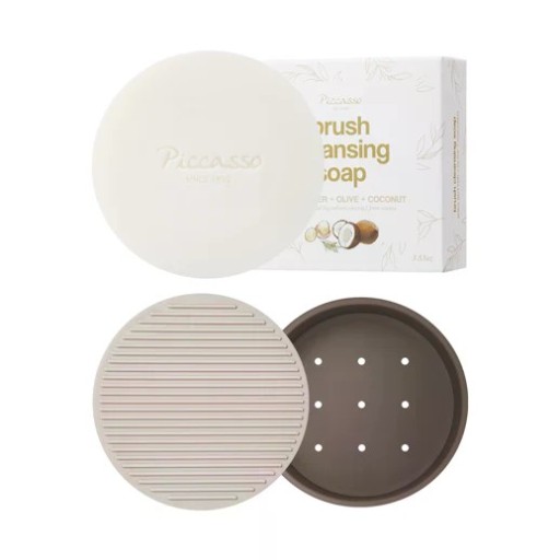 化妝刷清潔皂&皂盒