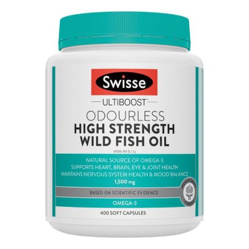 SWISSE ULTIBOOST 無腥味高濃度野生魚油 